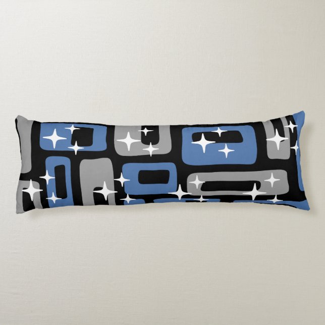 Retro Mid Century Modern Abstrakt Kroppskudde (Baksidan)