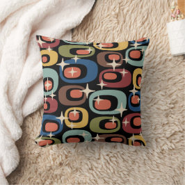 Retro Mid Century Modern Abstrakt Kudde