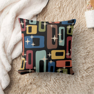 Retro Mid Century Modern Abstrakt Kudde