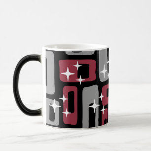 Retro Mid Century Modern Abstrakt Magisk Mugg