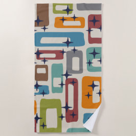 Retro Mid Century Modern Abstrakt Mönster