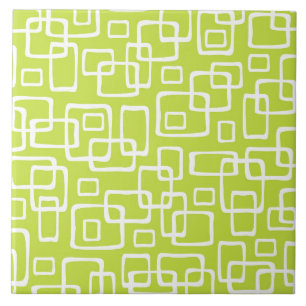 Retro Mid Century Modern Abstrakt Mönster Kakelplatta