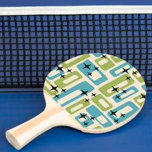 Retro Mid Century Modern Abstrakt Pingisracket