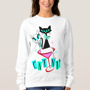 Retro Mid Century Modern Atomic Cat T Shirt