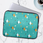 Retro Mid Century Modern Atomic Starburst Teal<br><div class="desc">Abstraktens återdesign kombinerar starten i mitten av århundradet och moderna former och återspeglar vintagens visioner. Perfekt för människor som kärlek retro och vintage estetiskt.</div>
