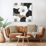 Retro Mid Century Modern Blommigt Canvastryck<br><div class="desc">Vintage Retro Blommigt Mid Century Modern Canvas Wall Art Den här fantastiska blommigten på vintagen är perfekten för återbliven modern älskare. Det här är blommigtens arbetsyta som finns i många olika former och storlekar. Du kan markera formen och storlekt genom att klicka på alternativen till högerna av bilder. Bilden skapades...</div>