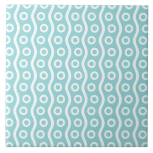 Retro Mid Century Modern Bubble Mönster Kakelplatta