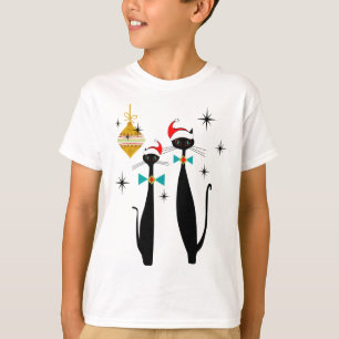 Retro Mid Century Modern Cool Cat Jul T Shirt