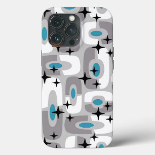 Retro Mid Century Modern Cosmic Abstrakt Mönster