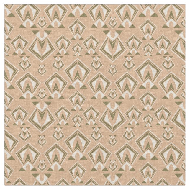 Retro Mid Century Modern Diamond Tyg (Närbild)