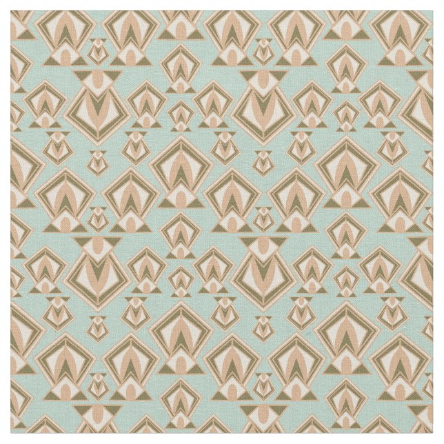 Retro Mid Century Modern Diamond Tyg (Närbild)