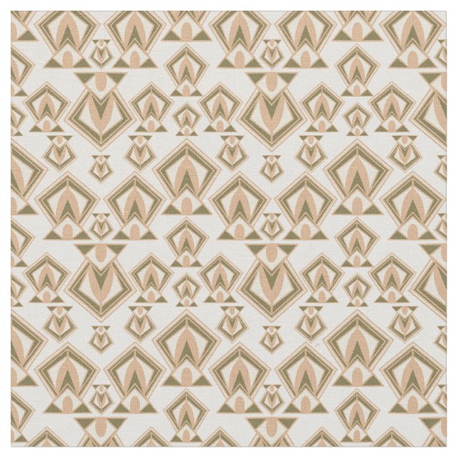Retro Mid Century Modern Diamond Tyg (Närbild)