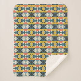 Retro Mid-Century Modern Geometric Pattern