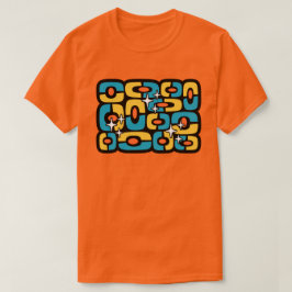 Retro Mid Century Modern Kosmisk Abstrakt T Shirt