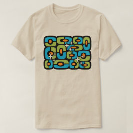 Retro Mid Century Modern Kosmisk Abstrakt T Shirt