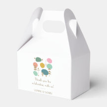 Retro Mid Century Modern Personligt bröllp Tack