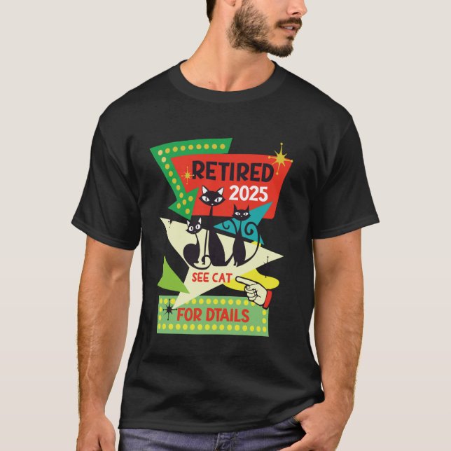 Retro Mid Century Modern Under Nya Ledning Se  T Shirt (Framsida)
