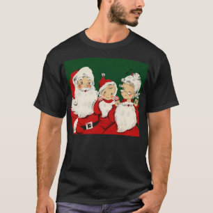 Retro Mid-Century Santa-familj – Kitsch Claus T Shirt