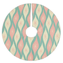 Retro Mid-sekel Vintage jul - prydnadsföremål Rosa