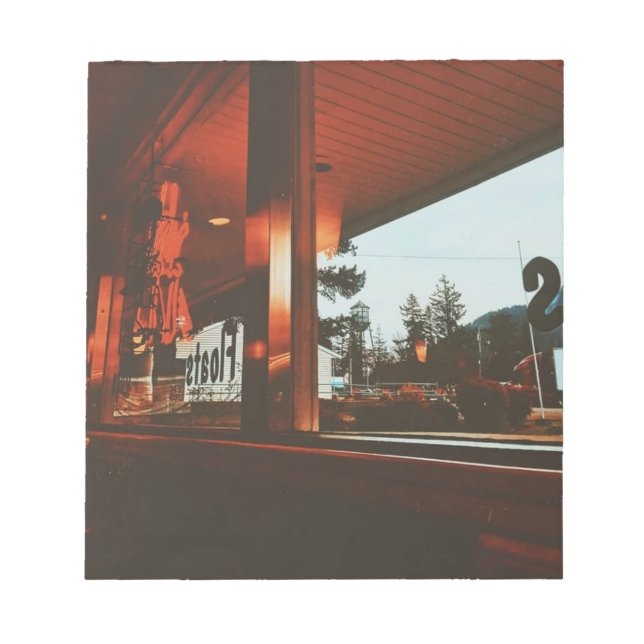 Retro-Middagen i nordvästra Stilla havet Anteckningsblock (Framsida)