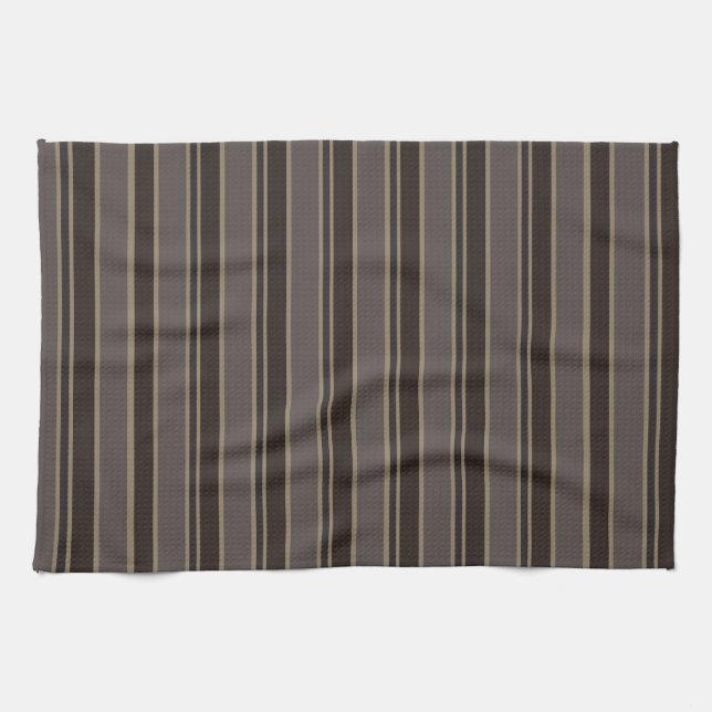Retro Midsekels Rand Mörk Academia Kökshandduk (Horisontell)