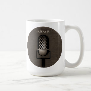 Retro mikrofon för ASMR Kaffemugg