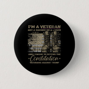 Retro Militära veteraner mot trumpprotester Knapp
