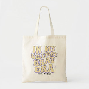 Retro Militärbrataera Groovy Maskros Lila Upp Tygkasse