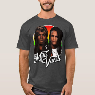 Retro Milli Vanilli Tribute T Shirt