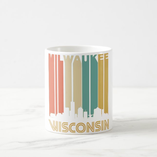 Retro Milwaukee horisont Kaffemugg (Center)