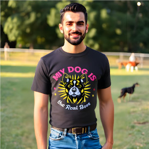 Retro 'Min Hund är Real Chef T Shirt