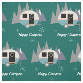Retro Mini Camper Caravan Anpassad Tyg