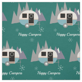 Retro Mini Camper Caravan Anpassningsbar Fabric Tyg