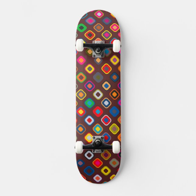 Retro Mini Skateboard Bräda 18,5 Cm (Framsida)