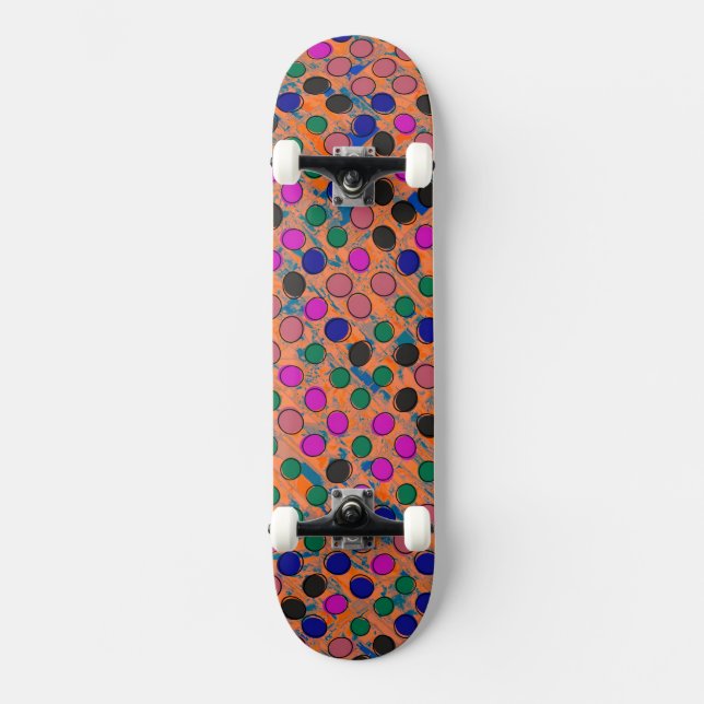 Retro Mini Skateboard Bräda 18,5 Cm (Framsida)