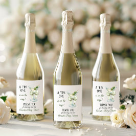 Retro Minimalist A Tini One Martini Baby Shower