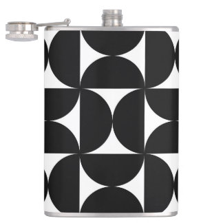 Retro Minimalist Style Black Geometric Bauhaus Fickplunta