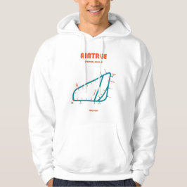 Retro minimalistisk Aintree Racecourse Linje Arttr Hoodie