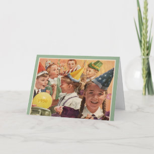 Retro minnen 1950 för 65efödelsedagbarndom kort