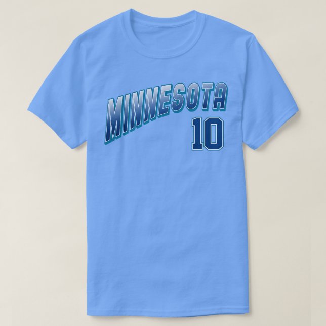 Retro Minnesota nummer 10 1 T Shirt (Design framsida)