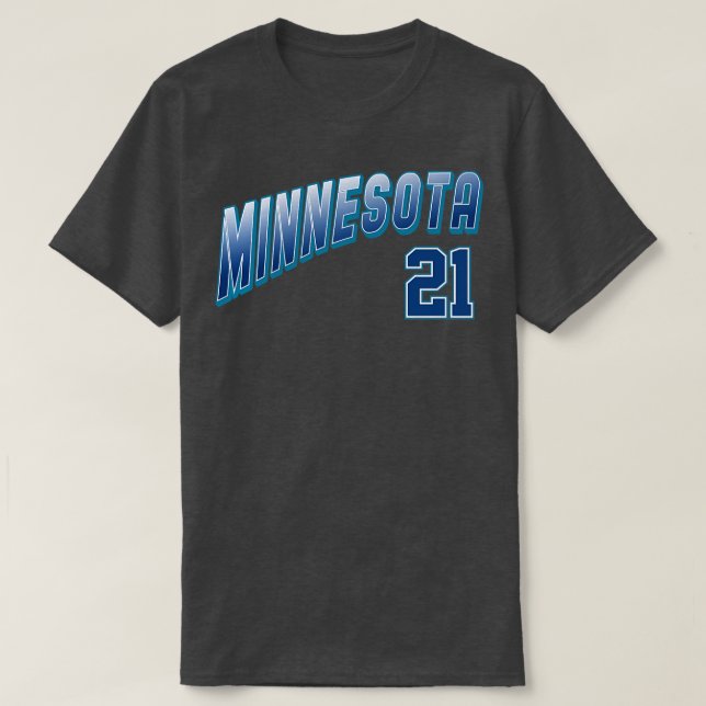 Retro Minnesota nummer 2 T Shirt (Design framsida)