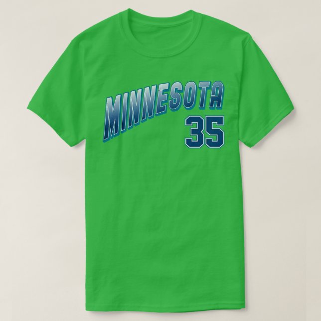 Retro Minnesota nummer 4 T Shirt (Design framsida)