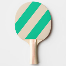 Retro Mint Tre Feta Ränder Pingisracket
