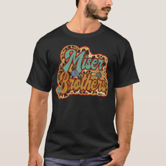 Retro Miser Gifts Namn Brothers Flowers Personaliz T Shirt
