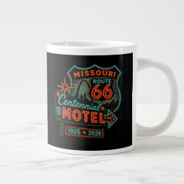 Retro Missouri Route 66 Kaffe Jumbo Mugg