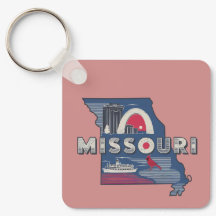 Retro Missouri Silhouette