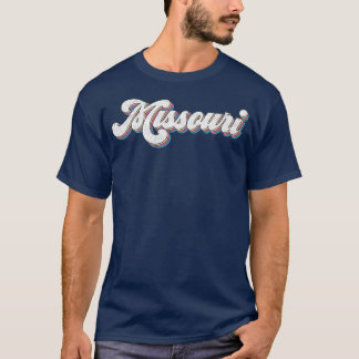 Retro Missouri Vintage 70/70-talskonstruktion T Shirt