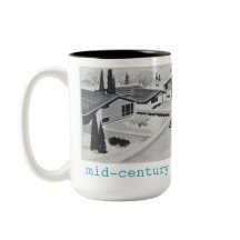 Retro Mitt--århundrade modern mugg