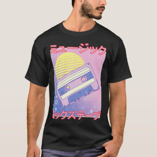 Retro Mix Tape 80s Vaporwave Aesthetic Japant Ot T Shirt