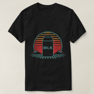 Retro mjölk Vaporwave estetik T Shirt